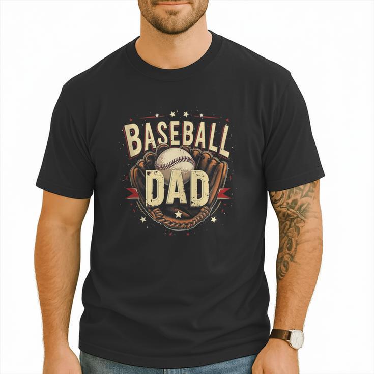 Baseball Dad Vintage Men T-Shirt