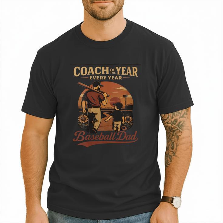 Coach Of The Year – Baseball Dad Every Year Men T-Shirt