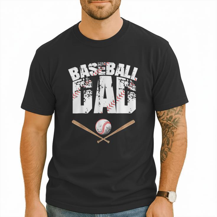 Fathers Day Baseball Dad Men T-Shirt