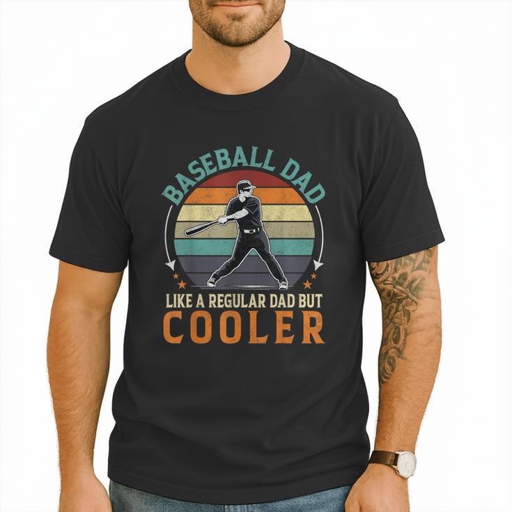 Men Baseball Dad Like a Regular Dad But Cooler Vintage Men T-Shirt