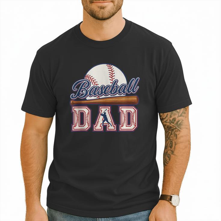 Retro Baseball Dad Father's Day Men T-Shirt