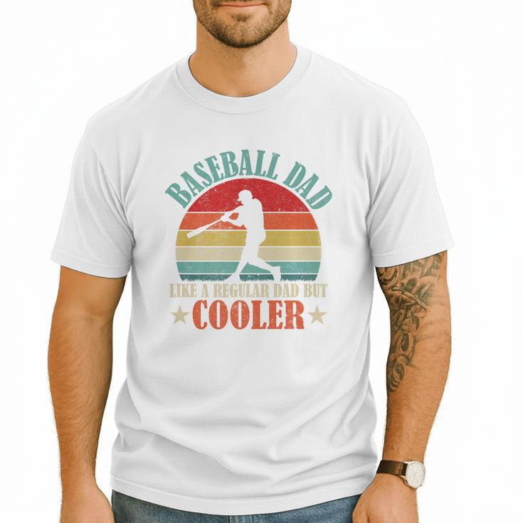 Baseball Dad Like A Regular Dad But Cooler Father's Day Premium Men T-Shirt Baseball Dad Like A Regular Dad But Cooler Father's Day Premium Men T-Shirt