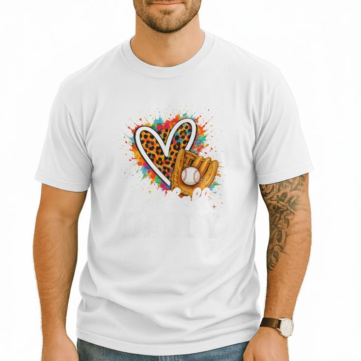 Baseball Daddy Fathers Day Premium Men T-Shirt