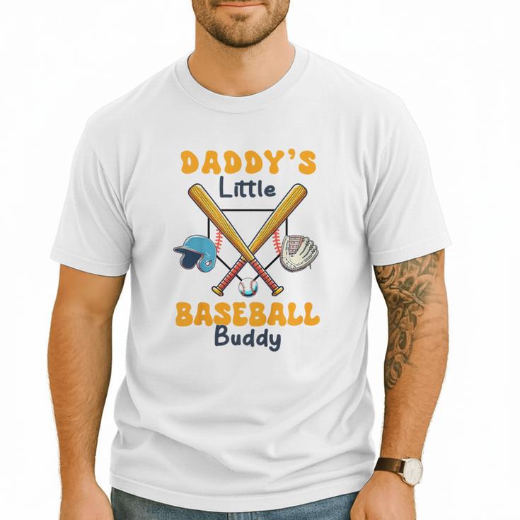 Baseball Daddy's Little Baseball Lover Kid Father's Day Men T-Shirt