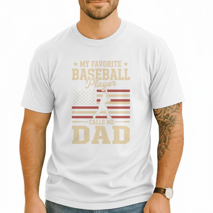 My Favorite Baseball Player Calls Me Dad Baseball Dad Premium Tri-Blend Men T-Shirt My Favorite Baseball Player Calls Me Dad Baseball Dad Premium Tri-Blend Men T-Shirt