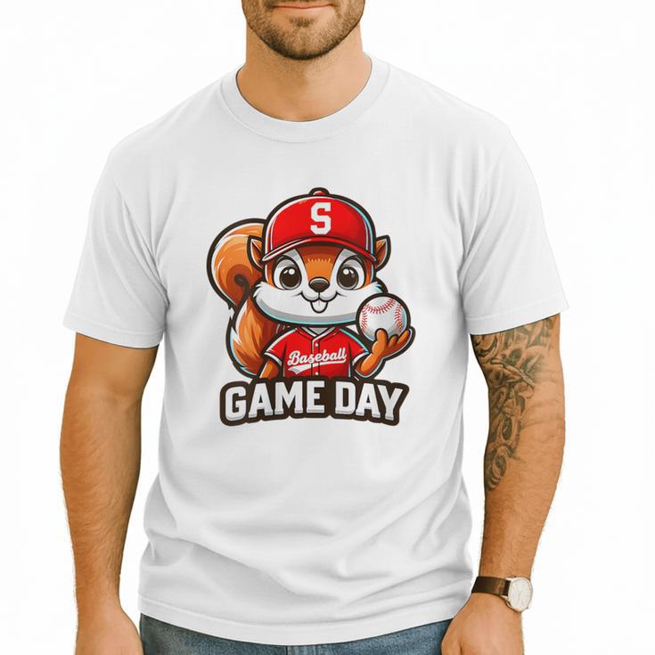 Game Day Baseball Dad Baseball Mam Father's Day Men T-Shirt