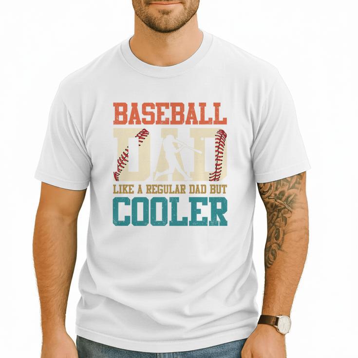 Vintage Baseball Dad Like a Regular Dad But Cooler Men Premium Men T-Shirt