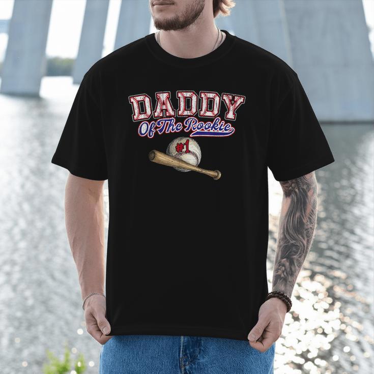 1st One Birthday Baseball Dad Daddy Of The Rookie Vintage Men T-Shirt 1st One Birthday Baseball Dad Daddy Of The Rookie Vintage Men T-Shirt