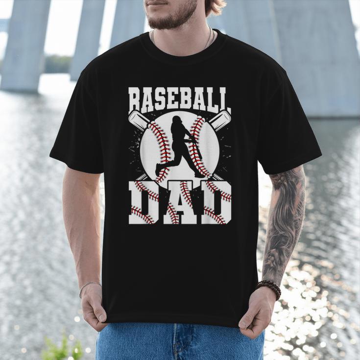 Baseball Dad Apparel Dad Baseball Father's Day Men T-Shirt Baseball Dad Apparel Dad Baseball Father's Day Men T-Shirt