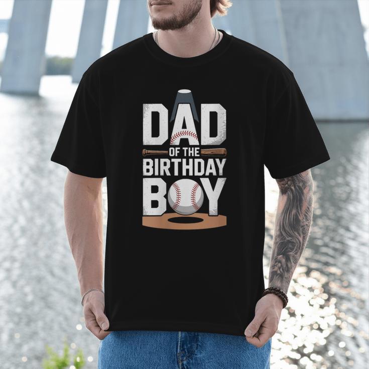 Baseball Dad Of The Birthday Boy Sports Theme Men T-Shirt Baseball Dad Of The Birthday Boy Sports Theme Men T-Shirt