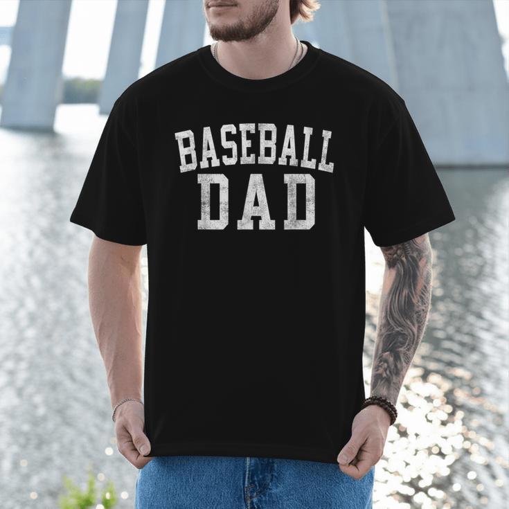 Baseball Dad Classic Bold Font Father's Day Daddy Men T-Shirt Baseball Dad Classic Bold Font Father's Day Daddy Men T-Shirt