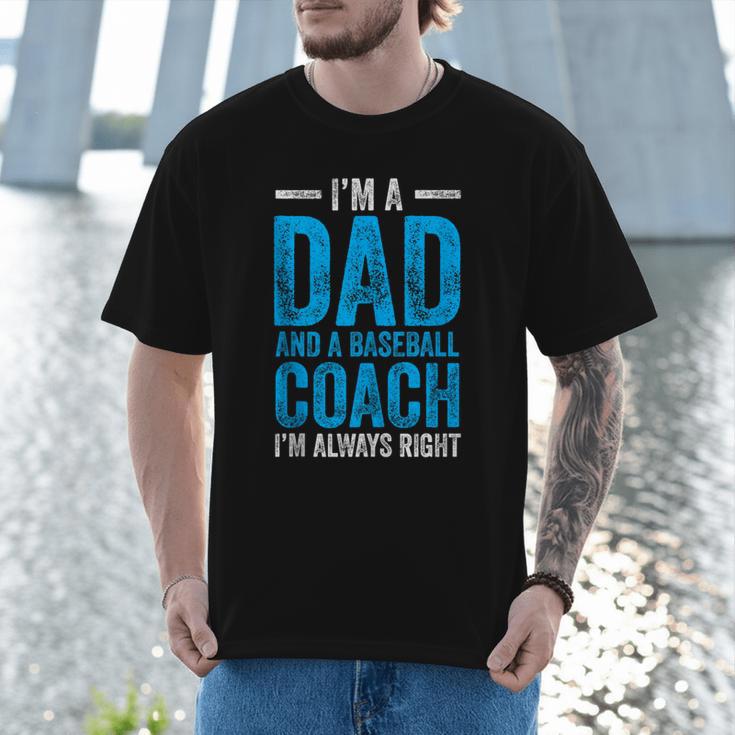 Baseball Dad Coach Father's Day Men T-Shirt Baseball Dad Coach Father's Day Men T-Shirt