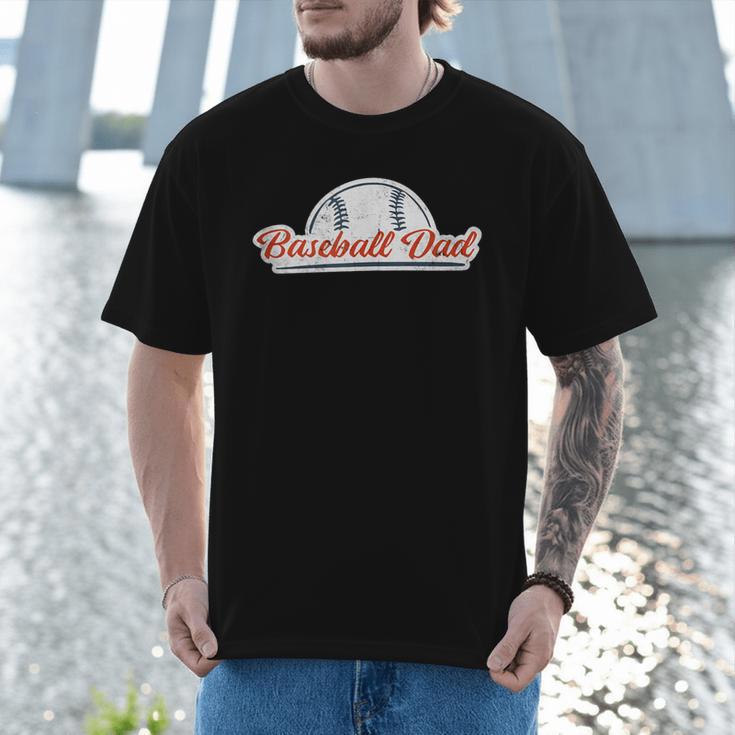 Baseball Dad Cool Simple Vintage Look Sports Graphic Men T-Shirt Baseball Dad Cool Simple Vintage Look Sports Graphic Men T-Shirt
