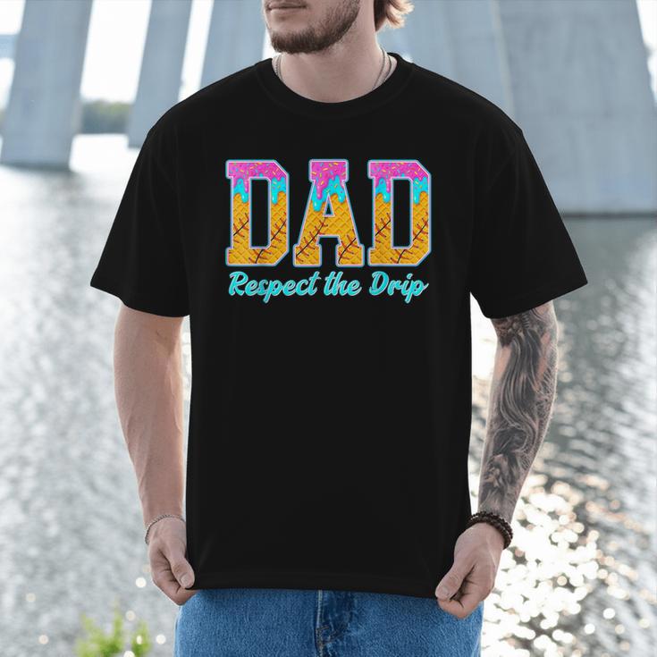 Baseball Dad Drip Men T-Shirt Baseball Dad Drip Men T-Shirt