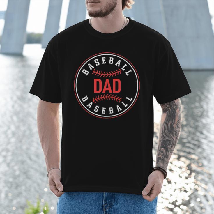 Baseball Dad Father Family Matching Men T-Shirt