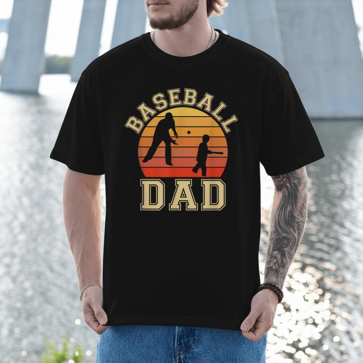 Baseball Dad Father Son Proud Daddy Papa Grandpa Sports Men T-Shirt Baseball Dad Father Son Proud Daddy Papa Grandpa Sports Men T-Shirt