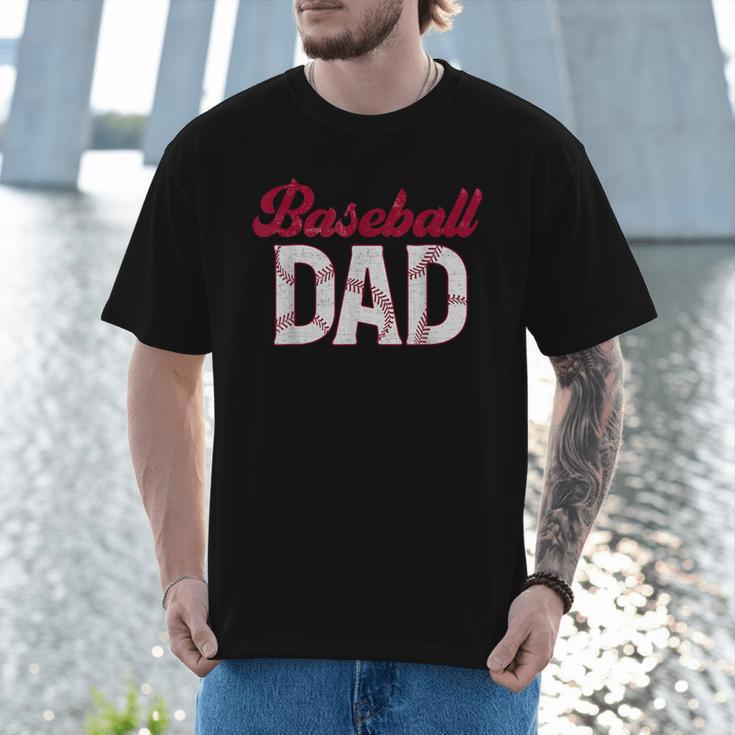 Baseball Dad For Father's Day Dad Daddy Baseball Lover Men T-Shirt Baseball Dad For Father's Day Dad Daddy Baseball Lover Men T-Shirt