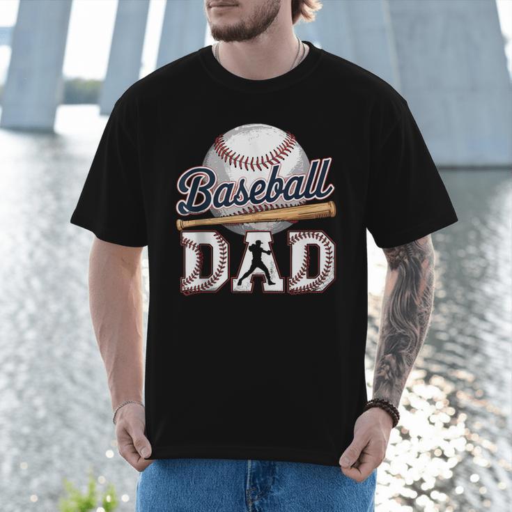 Baseball Dad Father's Day Sports Baseball Lover Men T-Shirt Baseball Dad Father's Day Sports Baseball Lover Men T-Shirt