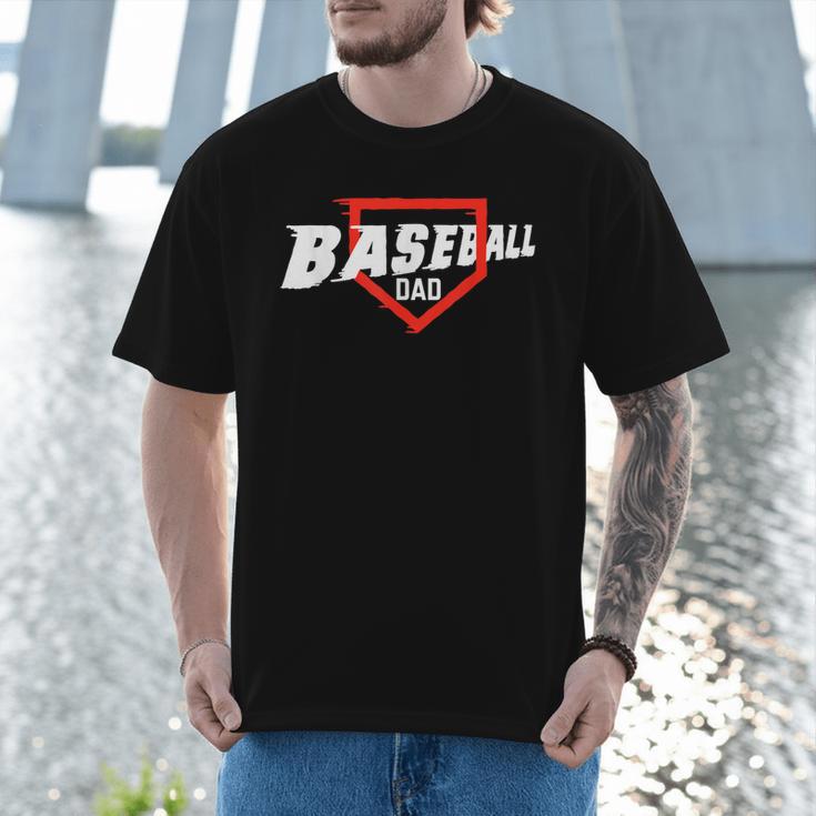 Baseball Dad Field Day Baseball Fans Family Matching Men T-Shirt