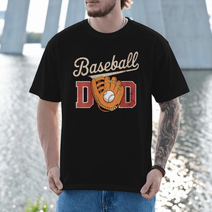 Baseball Dad Fireball Sports Father Fathers Day Daddy Men T-Shirt Baseball Dad Fireball Sports Father Fathers Day Daddy Men T-Shirt