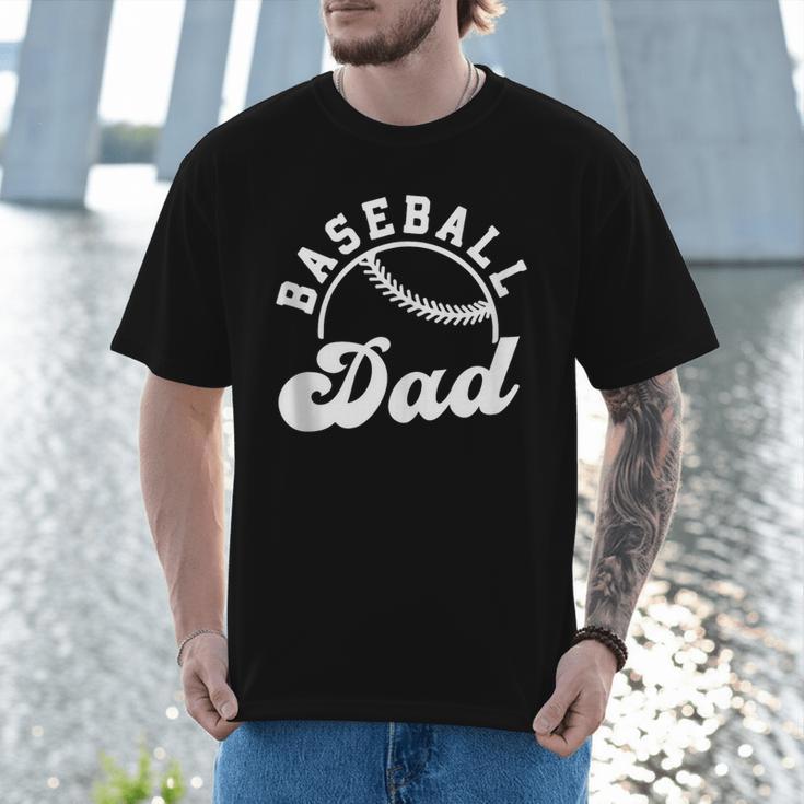 Baseball Dad Matching Baseball Team Lover Men T-Shirt