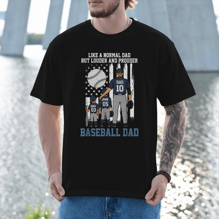 Baseball Dad Like A Normal Dad But Louder And Prouder Men T-Shirt Baseball Dad Like A Normal Dad But Louder And Prouder Men T-Shirt