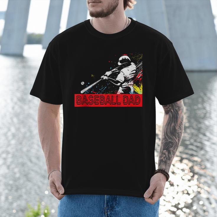 Baseball Dad Baseball Pop Art Baseball Sport Team Men T-Shirt Baseball Dad Baseball Pop Art Baseball Sport Team Men T-Shirt