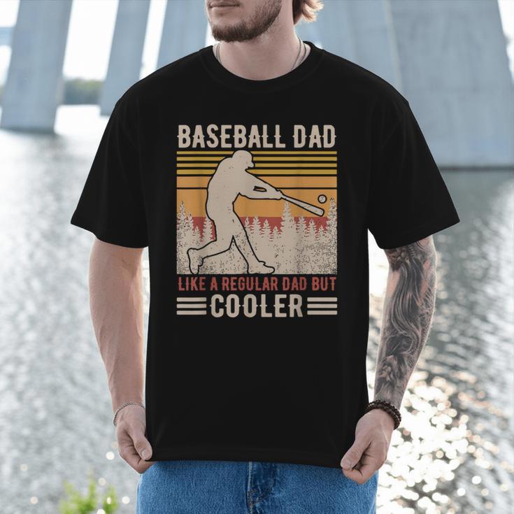 Baseball Dad Like Regular But Cooler Coach Player Fans Men T-Shirt Baseball Dad Like Regular But Cooler Coach Player Fans Men T-Shirt