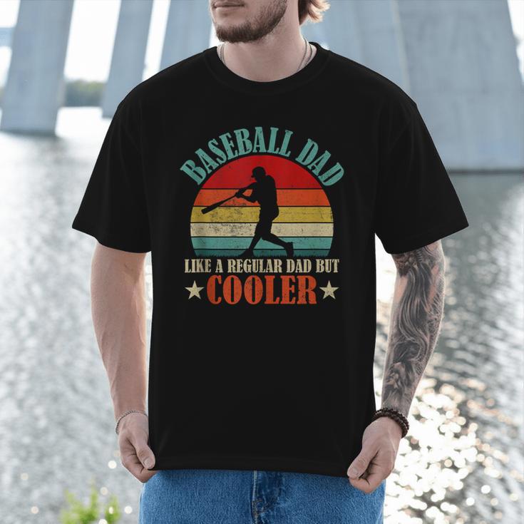 Baseball Dad Like A Regular Dad But Cooler Father's Day Men T-Shirt Baseball Dad Like A Regular Dad But Cooler Father's Day Men T-Shirt