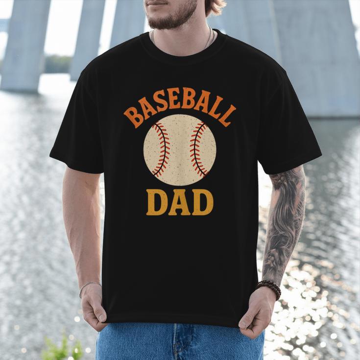 Baseball Dad Retro Vintage Father's Day Men T-Shirt Baseball Dad Retro Vintage Father's Day Men T-Shirt