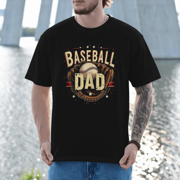 Baseball Dad Vintage Men T-Shirt