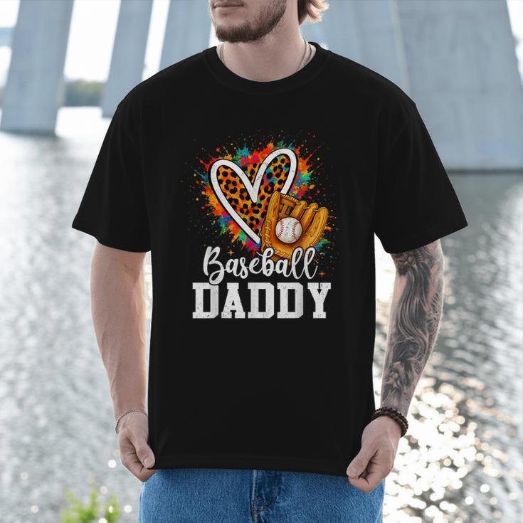 Baseball Daddy Fathers Day Men T-Shirt Baseball Daddy Fathers Day Men T-Shirt