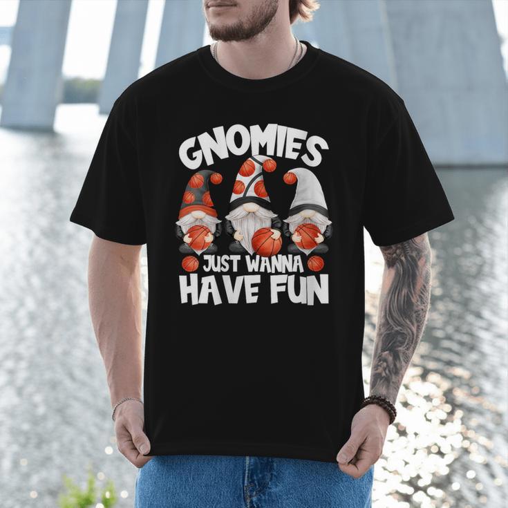 Basketball Gnomies Have Fun For Baseball Dad And Coach Men T-Shirt Basketball Gnomies Have Fun For Baseball Dad And Coach Men T-Shirt