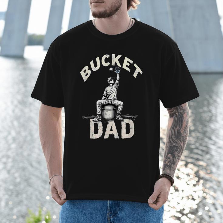 Bucket Dad Baseball Daddy Men T-Shirt Bucket Dad Baseball Daddy Men T-Shirt