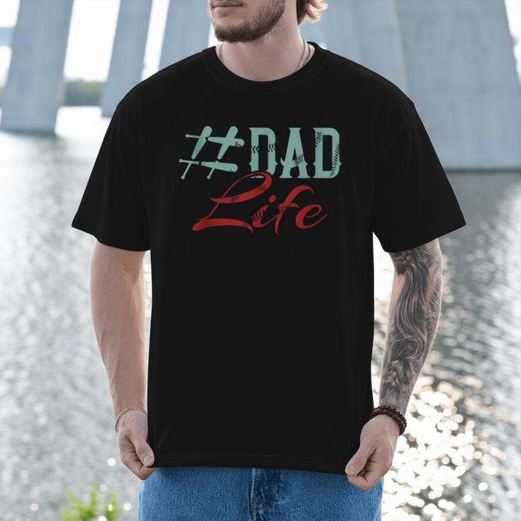 Dad Life Softball Baseball Daddy Sports Father’s Day Men T-Shirt Dad Life Softball Baseball Daddy Sports Father’s Day Men T-Shirt