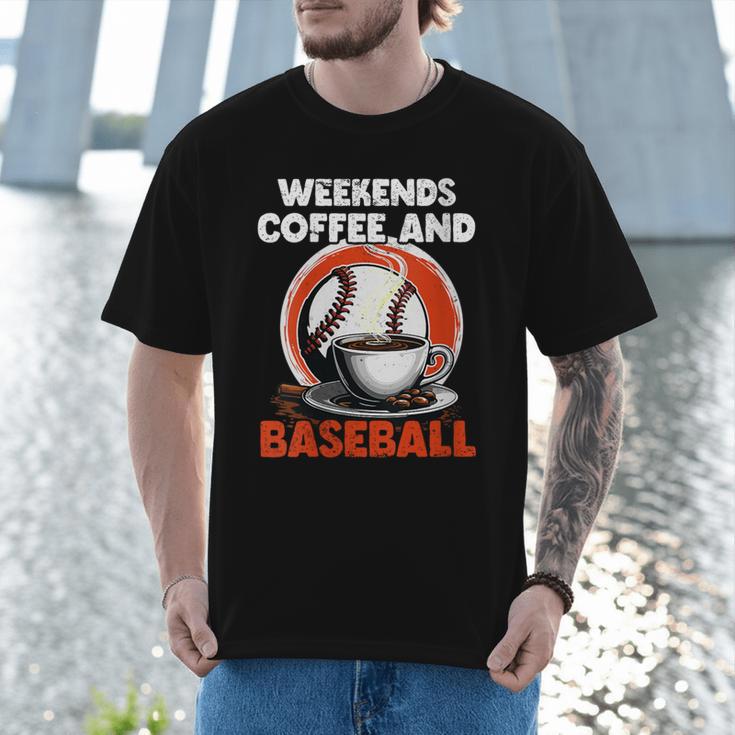Fathers Day Baseball Dad Parent Men T-Shirt