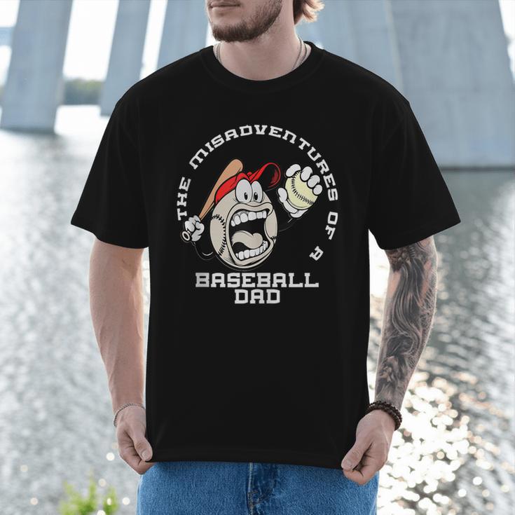 The Misadventures Of A Baseball Dad Men T-Shirt The Misadventures Of A Baseball Dad Men T-Shirt