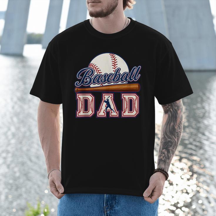 Retro Baseball Dad Father's Day Men T-Shirt Retro Baseball Dad Father's Day Men T-Shirt