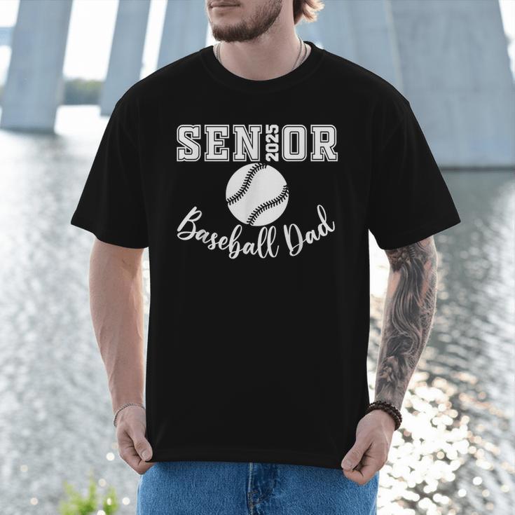Senior 2025 Baseball Dad Baseball Class Of 2025 Graduation Men T-Shirt Senior 2025 Baseball Dad Baseball Class Of 2025 Graduation Men T-Shirt