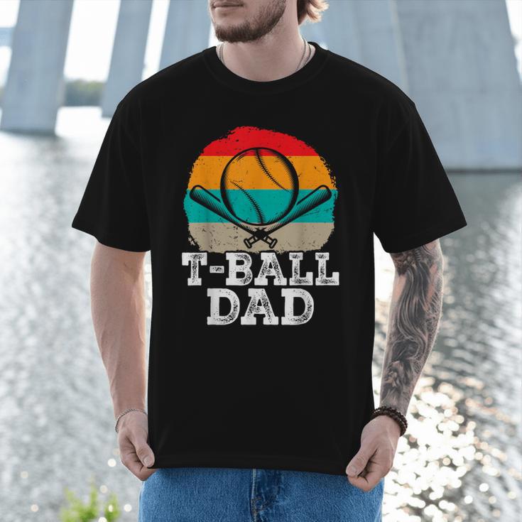 T-Ball Dad Ball Dad Fathers Day Baseball Dad Men T-Shirt