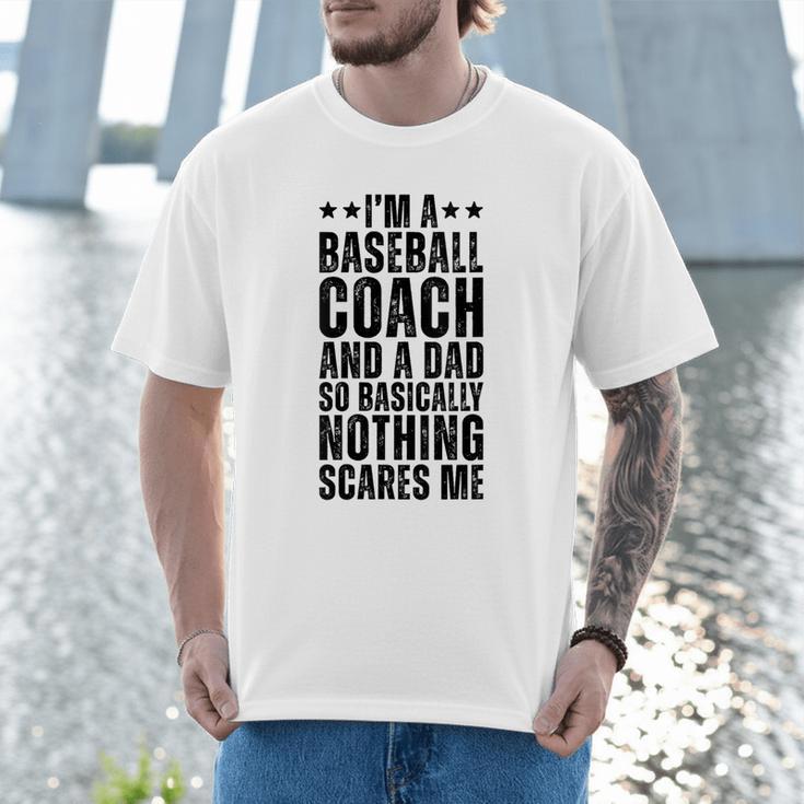 Baseball Coach And A Dad So Basically Baseball Dad Men T-Shirt
