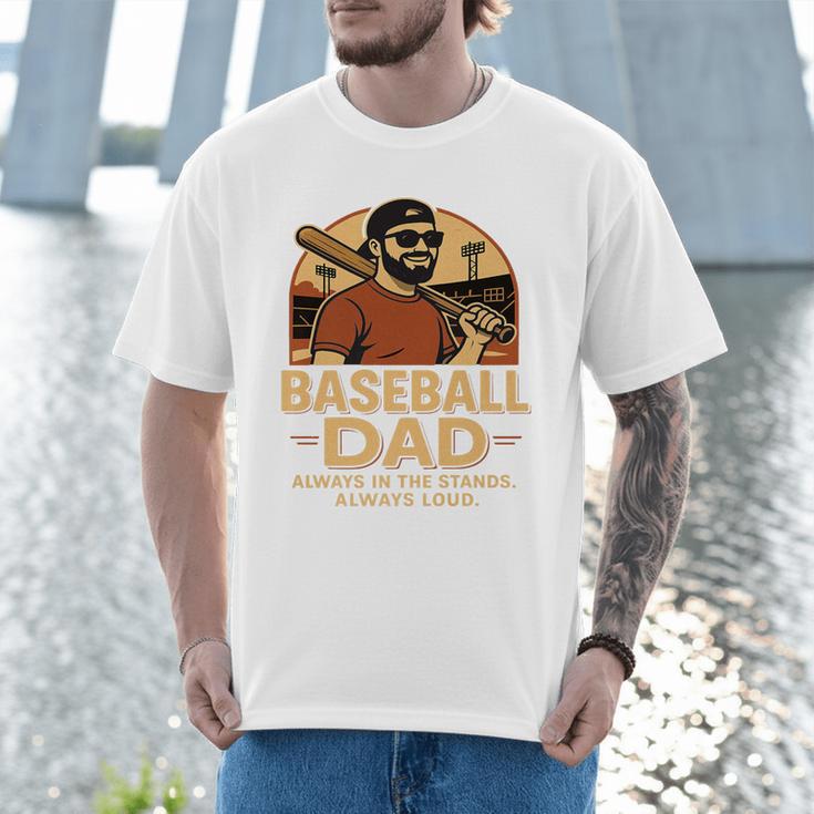 Baseball Dad – Always In The Stands Always Loud Retro Premium Men T-Shirt