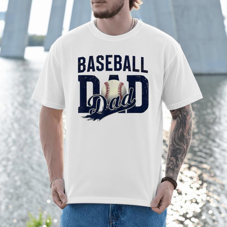 Baseball Dad Daddy Papa Men T-Shirt Baseball Dad Daddy Papa Men T-Shirt