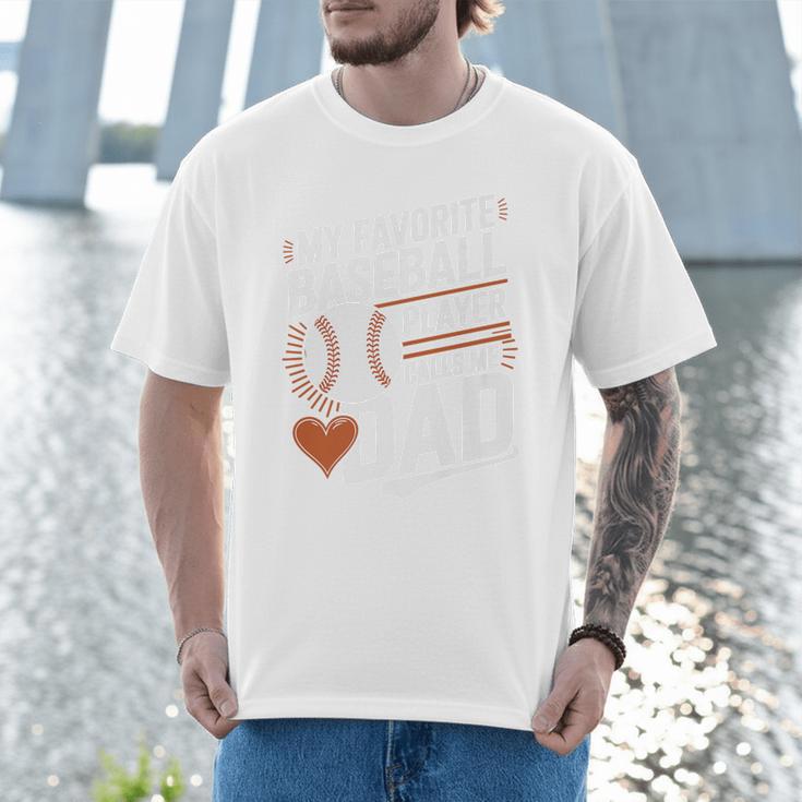 Baseball Dad My Favorite Baseball Player Calls Me Dad Premium Men T-Shirt Baseball Dad My Favorite Baseball Player Calls Me Dad Premium Men T-Shirt