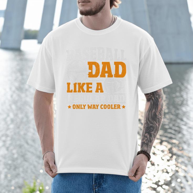 Baseball Dad Like a Regular Dad Only Way Cooler Premium Men T-Shirt Baseball Dad Like a Regular Dad Only Way Cooler Premium Men T-Shirt