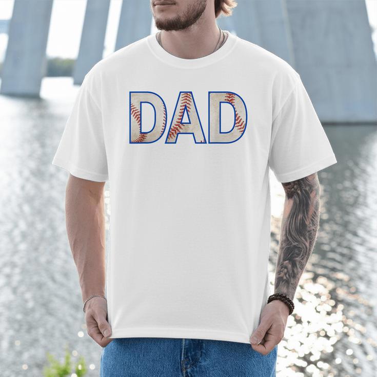 Baseball Dad Shirt For Father's Day Dads Of Baseball Players Men T-Shirt