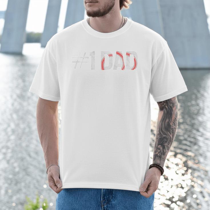 Baseball Player Number One Baseball Dad Father's Day Raglan Baseball Tee Men T-Shirt Baseball Player Number One Baseball Dad Father's Day Raglan Baseball Tee Men T-Shirt