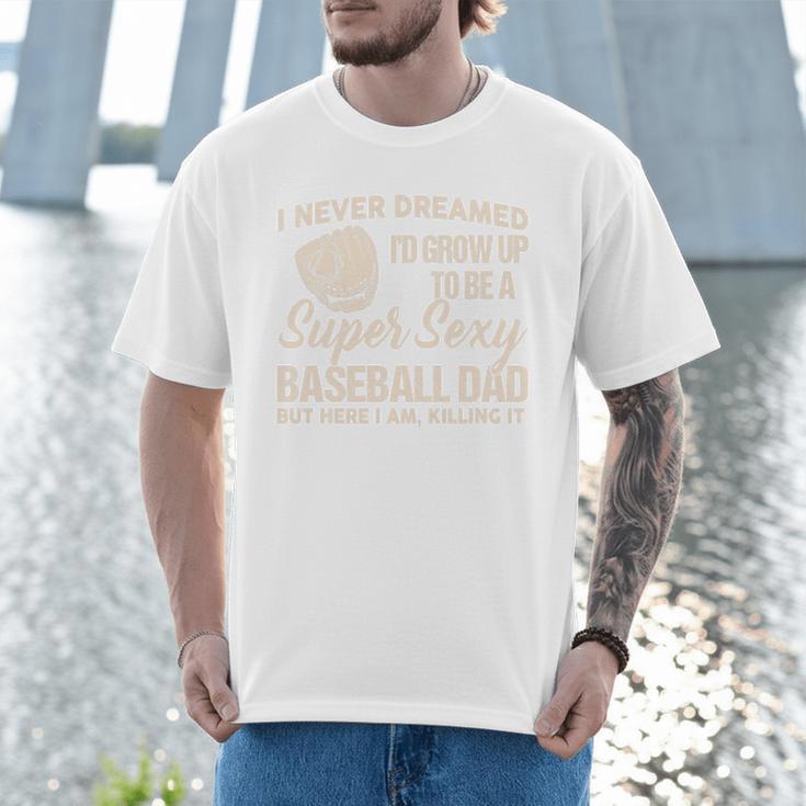 I Never Dreamed I'd Grow Up To Be a Super Sexy Baseball Dad Premium Tri-Blend Men T-Shirt I Never Dreamed I'd Grow Up To Be a Super Sexy Baseball Dad Premium Tri-Blend Men T-Shirt