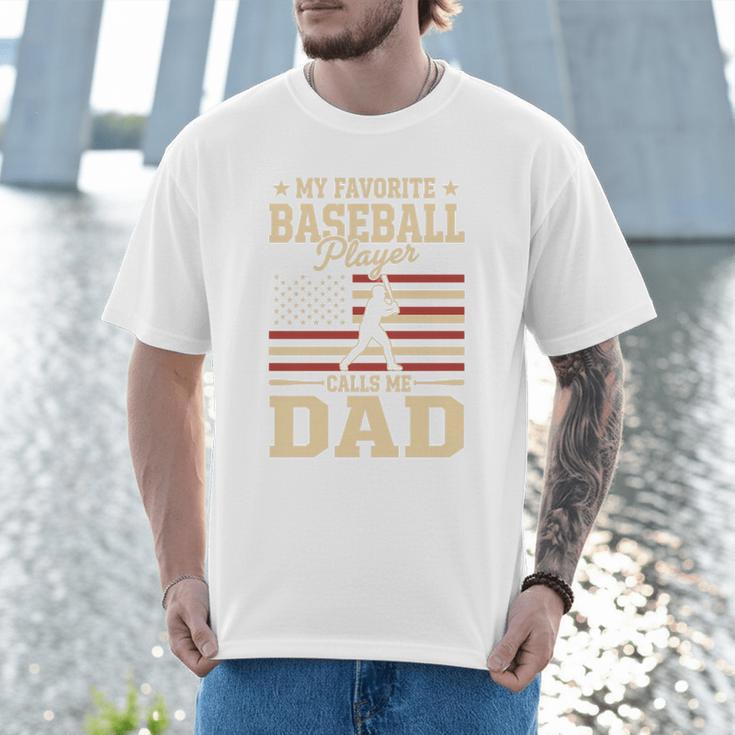 My Favorite Baseball Player Calls Me Dad Baseball Dad Premium Tri-Blend Men T-Shirt My Favorite Baseball Player Calls Me Dad Baseball Dad Premium Tri-Blend Men T-Shirt