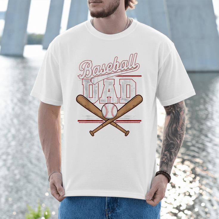 Game Day Baseball Dad Vintage Daddy Father's Day Boys Kids Men T-Shirt Game Day Baseball Dad Vintage Daddy Father's Day Boys Kids Men T-Shirt